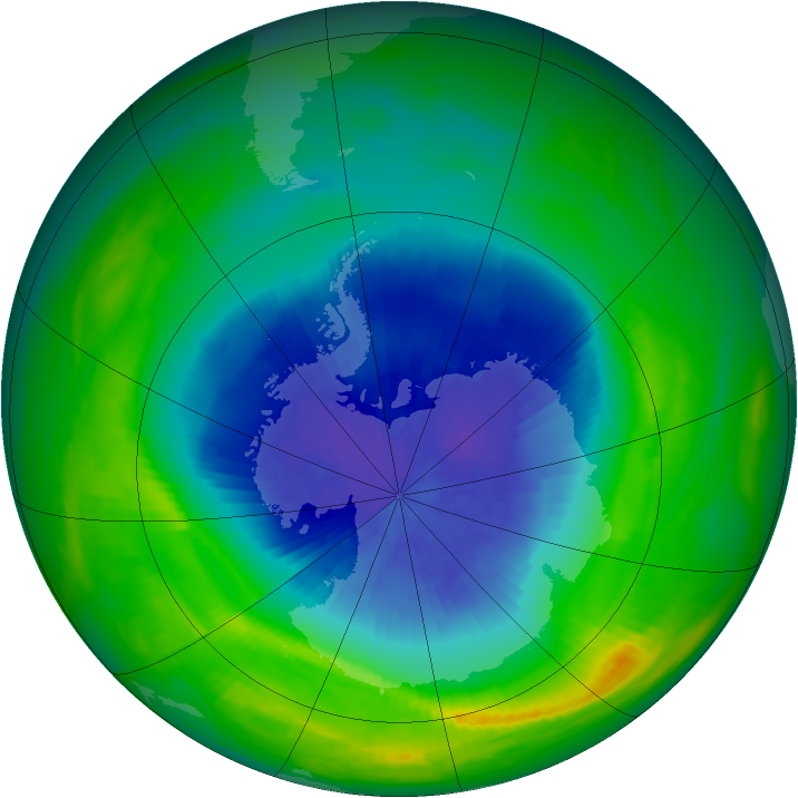 Ozone Map 1984-10-09